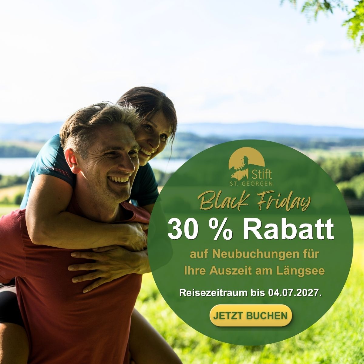Black Friday im Stift St. Georgen — Black-Week-Angebot mit Rabatt